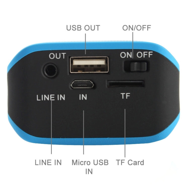 J6 2 in 1 Portable Multi-function Stereo Bluetooth Speaker with 4000mAh Power Bank , For iPhone / Android Phones & PC & iPod & MP3 / MP4, Support FM Radio / TF Card