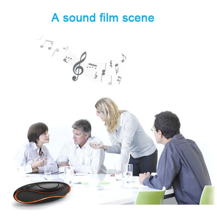 Multi-function Rugby Style Bluetooth Speaker , For iPhone / Android Phones / PC / iPod / MP3 / MP4, Support TF Card / Hand-free Call(Red)
