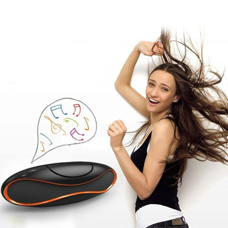 Multi-function Rugby Style Bluetooth Speaker , For iPhone / Android Phones / PC / iPod / MP3 / MP4, Support TF Card / Hand-free Call(Red)