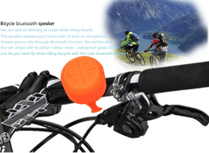 Silicon Portable Rechargeable Bicycle Bluetooth Speaker, Support Handfree Function, Waterproof Level: IPX4