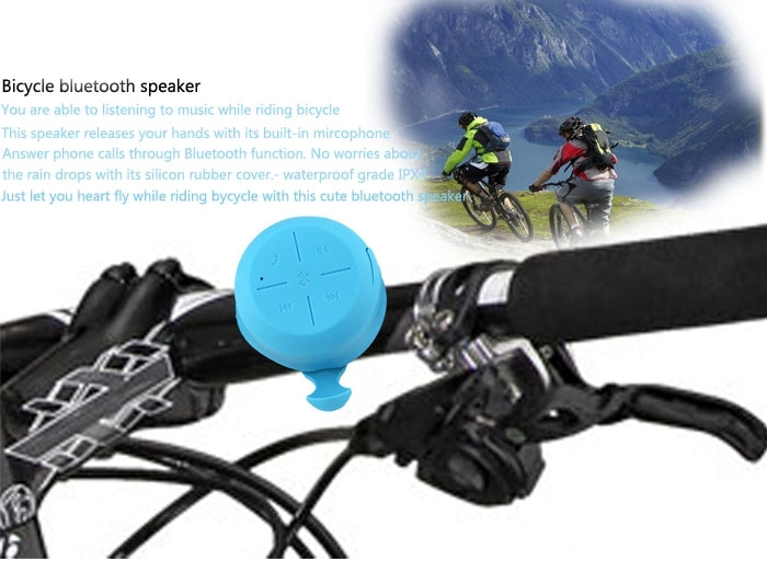Silicon Portable Rechargeable Bicycle Bluetooth Speaker, Support Handfree Function, Waterproof Level: IPX4