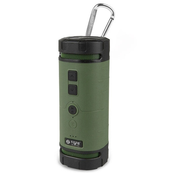 Portable Outdoor Waterproof Shockproof Anti-scratch Bluetooth Stereo Audio Sound Speaker with Hook for iPhone / Samsung / HTC, Support Hands-free