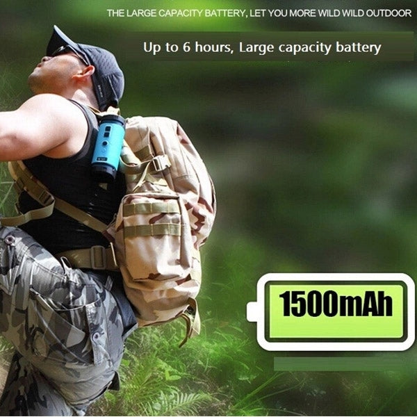 Portable Outdoor Waterproof Shockproof Anti-scratch Bluetooth Stereo Audio Sound Speaker with Hook for iPhone / Samsung / HTC, Support Hands-free