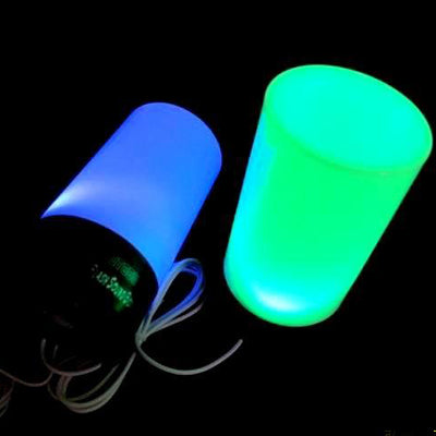 Mini- Stereo Light-emitting Speaker, (Red + Green + Blue Combination of Colorful Lights)