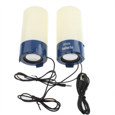 Mini- Stereo Light-emitting Speaker, (Red + Green + Blue Combination of Colorful Lights)
