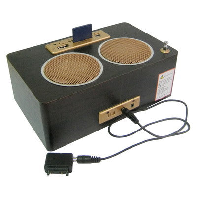 Multi-function Mobile Speaker with FM Radio, Card reader, built in Rechargeable Li-ion Battery