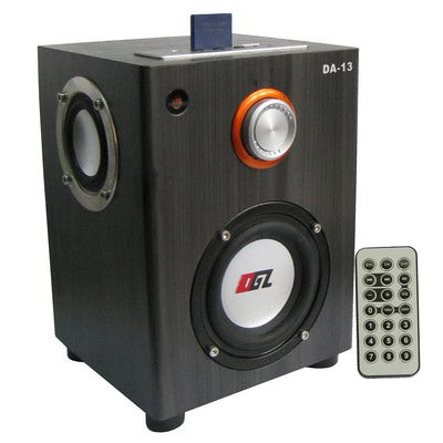 Portable Speaker with Remote control, Support Card reader, USB Flash disk, built in Rechargeable Li-ion Battery