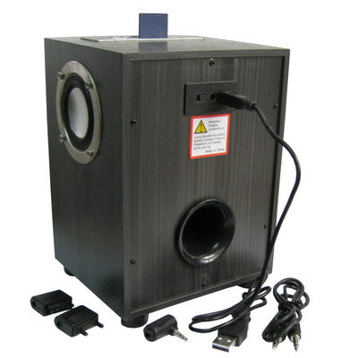 Portable Speaker with Remote control, Support Card reader, USB Flash disk, built in Rechargeable Li-ion Battery
