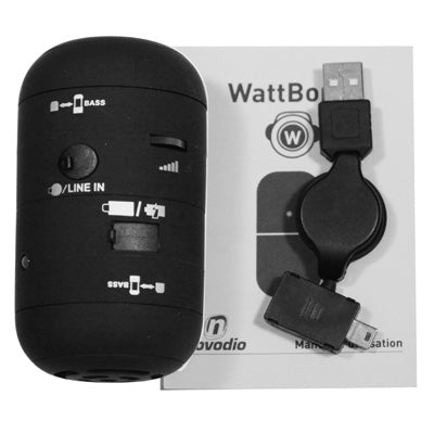 Novodio WattBomb Mini Speaker, Support TF Card, Built-in Rechargeable Li-ion Battery