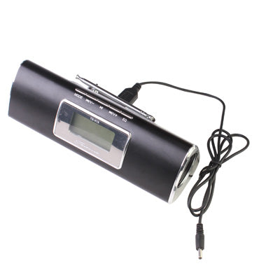 Portable Speaker with Remote Control, Support FM Radio, TF Card & U Disk Reader, Built in Rechargeable Li-ion Battery,