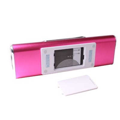 Portable Speaker with Remote Control, Support FM Radio, TF Card & U Disk Reader, Built in Rechargeable Li-ion Battery,