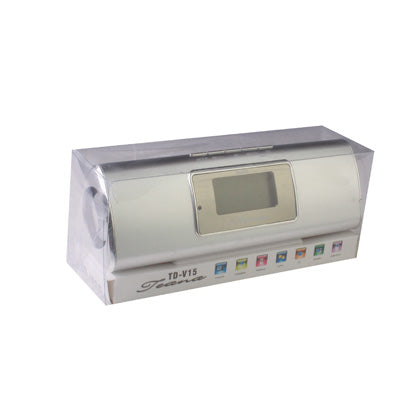 Portable Speaker with Remote Control, Support FM Radio, TF Card & U Disk Reader, Built in Rechargeable Li-ion Battery,