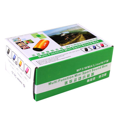 3 in 1 Multifunctional Mini Sport Speaker, Support TF Card (MP3 Player + FM Radio + Speakers),