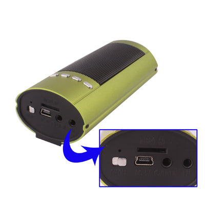 Sport Multimedia Speaker, Support FM Radio, TF Card Reader