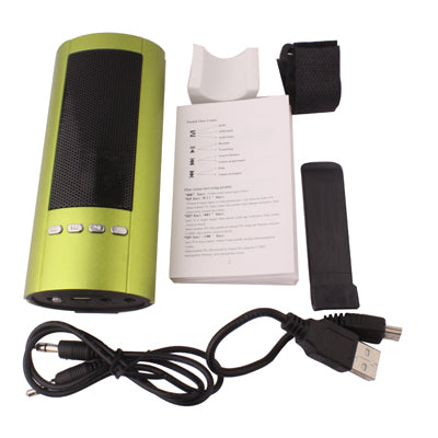 Sport Multimedia Speaker, Support FM Radio, TF Card Reader