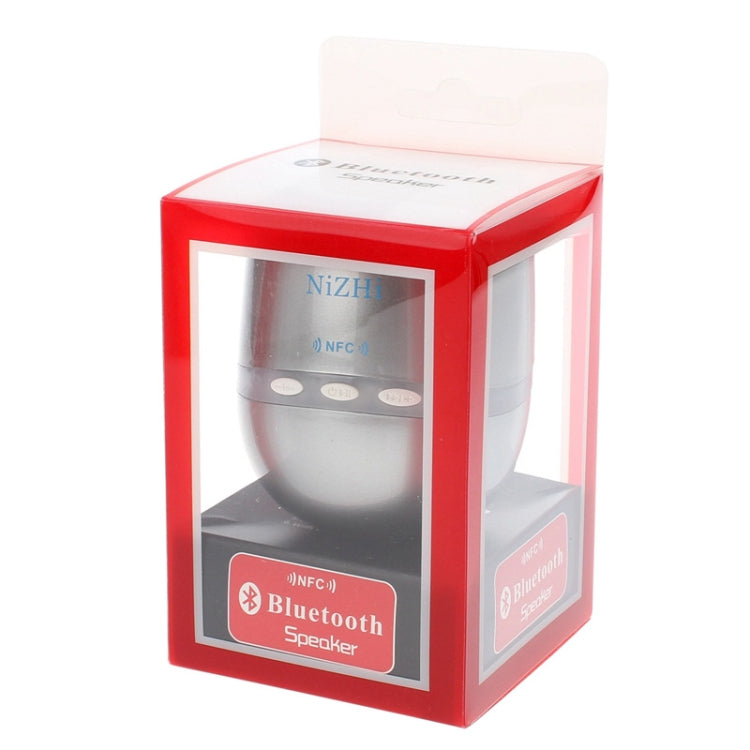 NiZHi Mini NFC Bluetooth Speaker with LED Flashing Light, Support Hands-free Call / Intelligent Voice