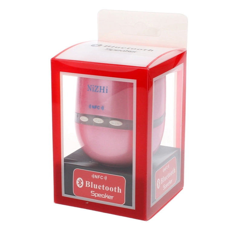 NiZHi Mini NFC Bluetooth Speaker with LED Flashing Light, Support Hands-free Call / Intelligent Voice