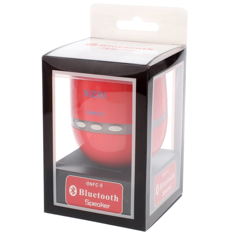 NiZHi Mini NFC Bluetooth Speaker with LED Flashing Light, Support Hands-free Call / Intelligent Voice