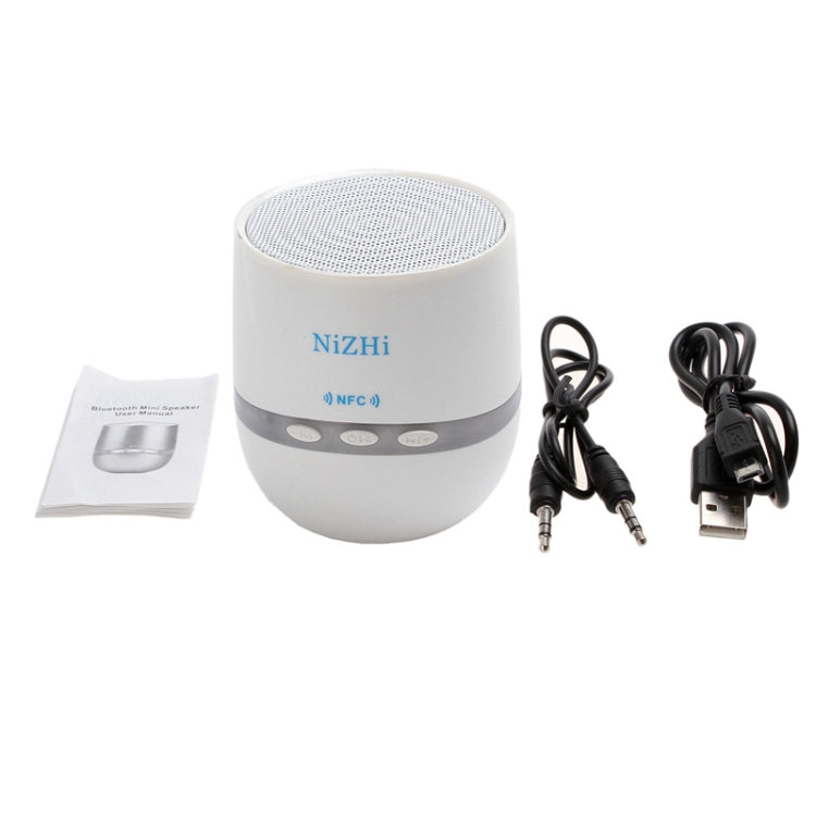 NiZHi Mini NFC Bluetooth Speaker with LED Flashing Light, Support Hands-free Call / Intelligent Voice