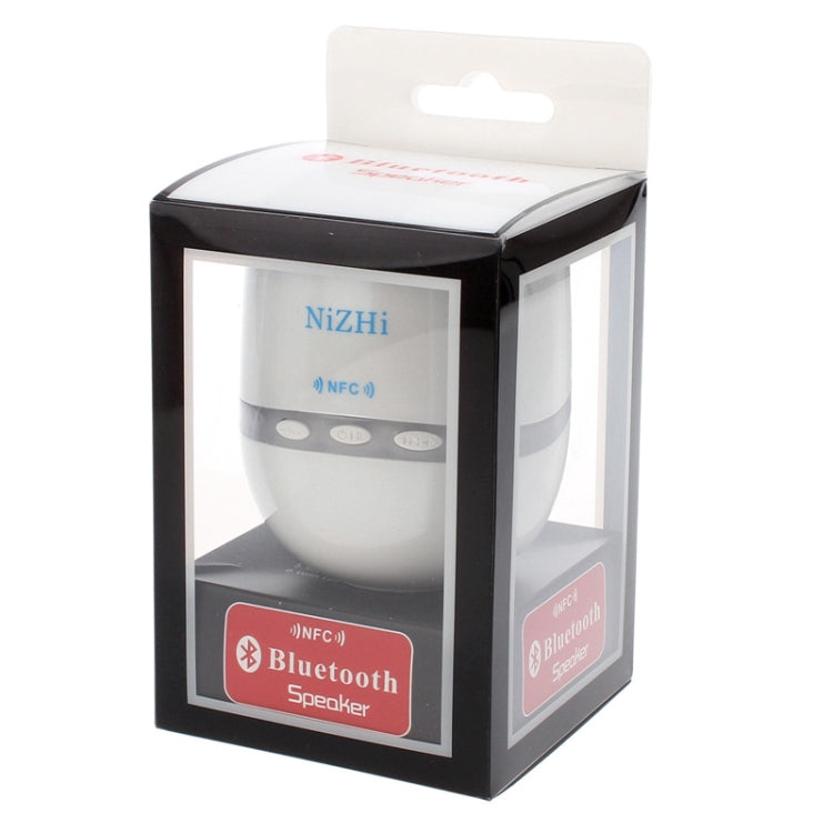 NiZHi Mini NFC Bluetooth Speaker with LED Flashing Light, Support Hands-free Call / Intelligent Voice