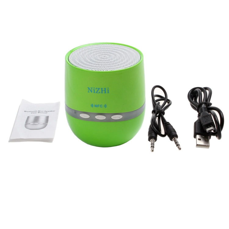 NiZHi Mini NFC Bluetooth Speaker with LED Flashing Light, Support Hands-free Call / Intelligent Voice