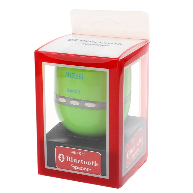 NiZHi Mini NFC Bluetooth Speaker with LED Flashing Light, Support Hands-free Call / Intelligent Voice
