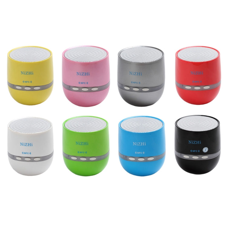 NiZHi Mini NFC Bluetooth Speaker with LED Flashing Light, Support Hands-free Call / Intelligent Voice