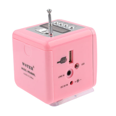Portable Multi-function Speaker with LCD Display / Colorful LED Lights / 1xLED Torch, Support SD Card / U Disk Reader & FM Radio Function, Built-in Rechargeable Battery