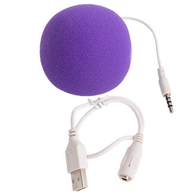 Audio Dock / Mini Stereo Speaker, Built-in Rechargeable Battery, Suitable for All Devices with 3.5mm Audio Jack