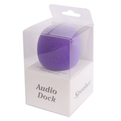 Audio Dock / Mini Stereo Speaker, Built-in Rechargeable Battery, Suitable for All Devices with 3.5mm Audio Jack