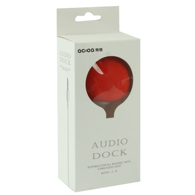 Audio Dock / Mini Stereo Speaker, Built-in Rechargeable Battery, Suitable for All Devices with 3.5mm Audio Jack