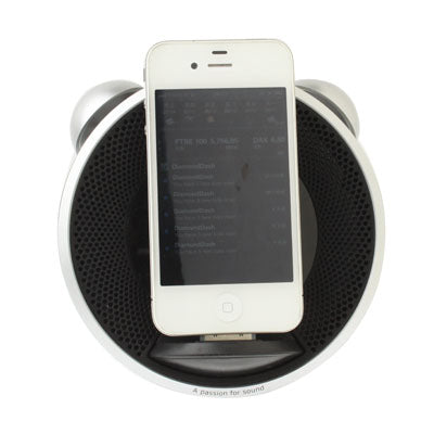 Alarm Clock Shape LCD Display Speaker, Support TF Card / U Disk Reader & FM Radio / Calendar / Time / Alarm Clock for iPhone / iPod / MP4 / the other Audio Devices