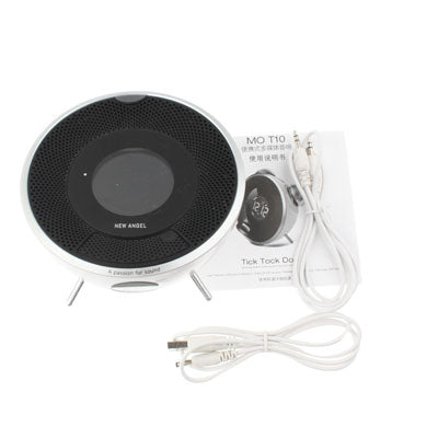 Alarm Clock Shape LCD Display Speaker, Support TF Card / U Disk Reader & FM Radio / Calendar / Time / Alarm Clock for iPhone / iPod / MP4 / the other Audio Devices