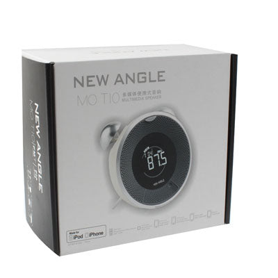 Alarm Clock Shape LCD Display Speaker, Support TF Card / U Disk Reader & FM Radio / Calendar / Time / Alarm Clock for iPhone / iPod / MP4 / the other Audio Devices