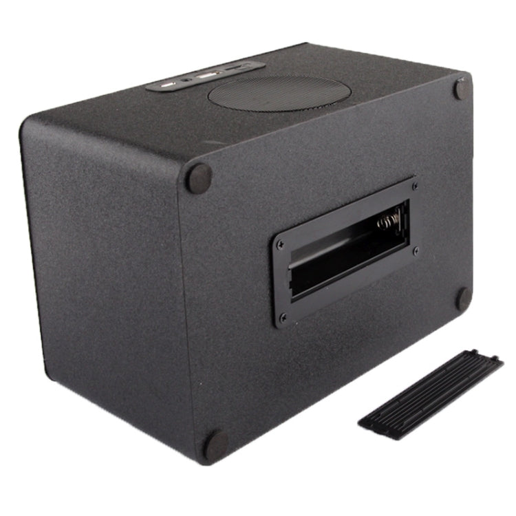 Portable Digital Touch Screen Speaker with FM Radio and Remote Controller, Support TF Card, Compatible with MP3 / MP4 / iPad / iPod / iPhone / PSP / Computer PC / Network, KR-7400 (Black)