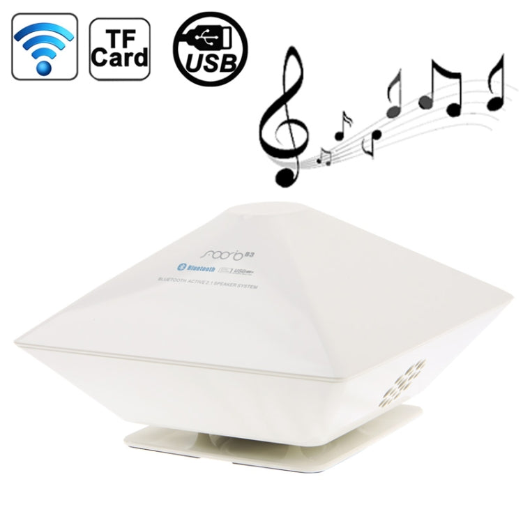 B3 Cube Shape Touch Control Bluetooth Stereo Speaker Support TF Card / USB Flash Driver / AUX-input