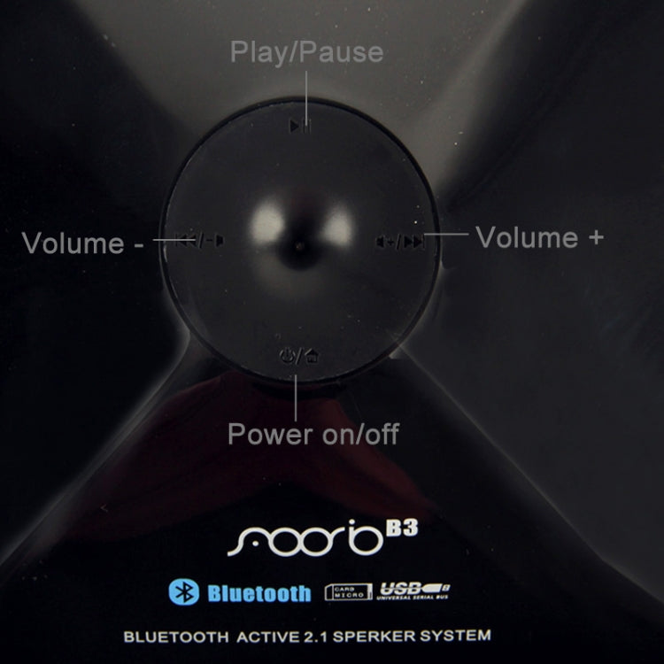 B3 Cube Shape Touch Control Bluetooth Stereo Speaker Support TF Card / USB Flash Driver / AUX-input