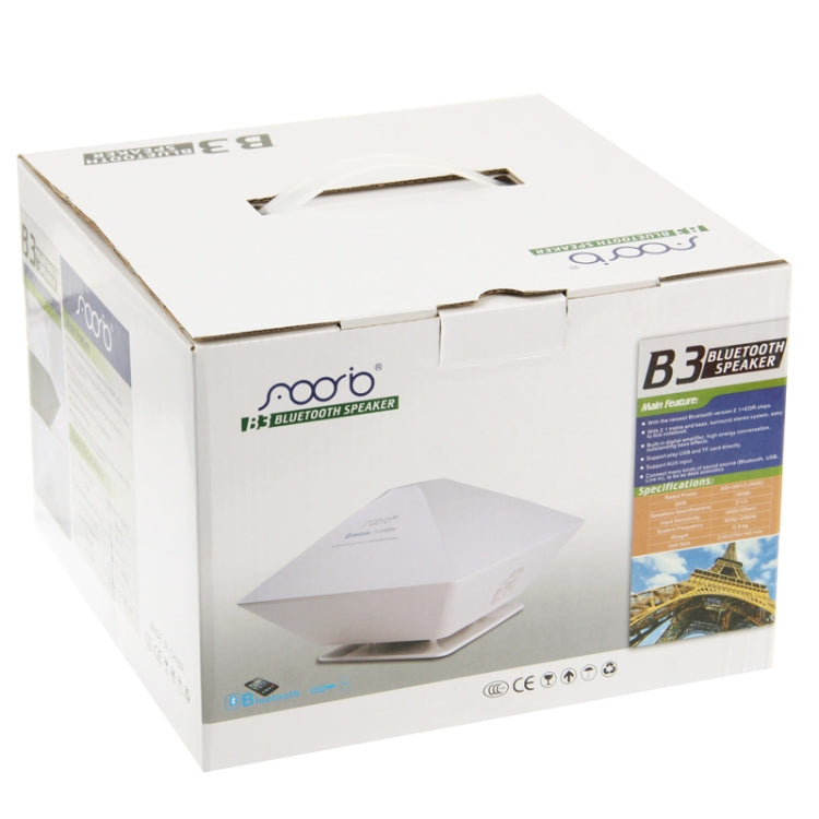 B3 Cube Shape Touch Control Bluetooth Stereo Speaker Support TF Card / USB Flash Driver / AUX-input
