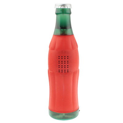Coke Bottle Shape Card Reader Speaker with FM Radio, Support