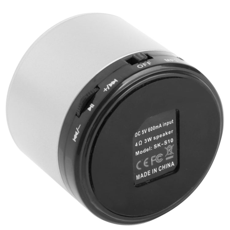S10 Mini Bluetooth Speaker, Built-in Rechargeable Battery, Support Handsfree Call