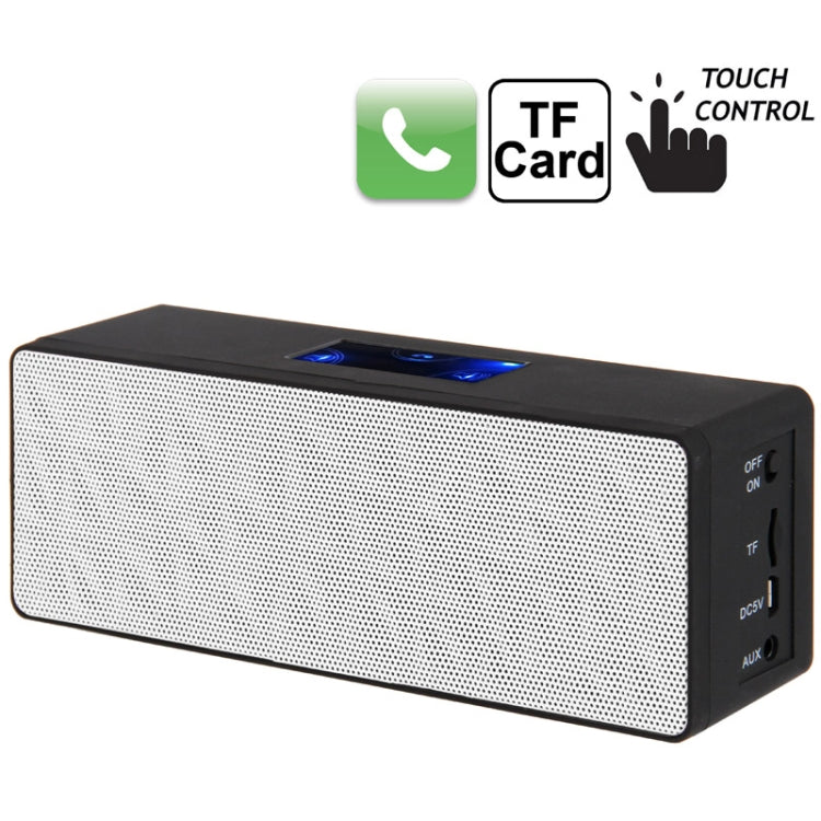 Bluetooth V3.0 2 x 3W Stereo Speaker with Touch Control Button & Handsfree Function, Support 3.5mm jack Aux In / TF Card Max 32GB