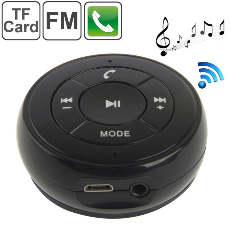 Bluetooth Music Partner / AUX Wireless Mini Speaker, Support Handsfree / FM Radio / TF Card / USB Flash Disk, PT-750 (Black)