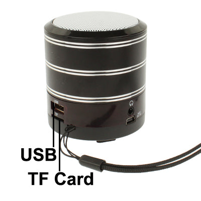 QC-18 Card Reader Speaker with FM Radio and LED Light