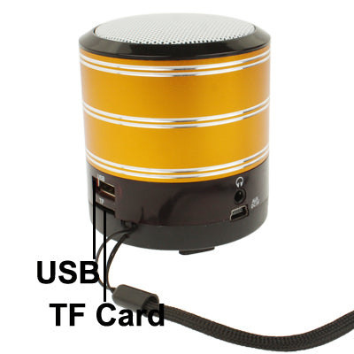 QC-18 Card Reader Speaker with FM Radio and LED Light