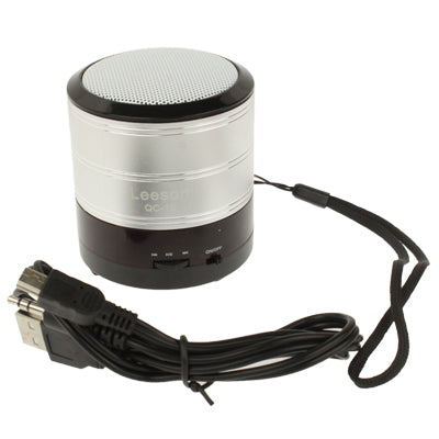 QC-18 Card Reader Speaker with FM Radio and LED Light