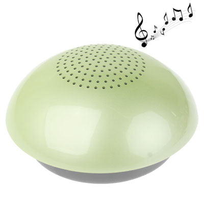Mushrooms Style Bluetooth Stereo Speaker, Built-in Rechargeable Battery, Size: 75x75x47mm (Light Green)