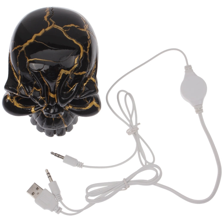 Cool Skull Style Speaker(Black)