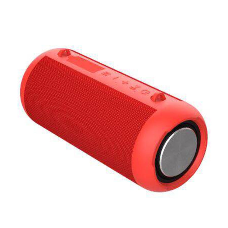 BD18 IPX6 Waterproof Bluetooth 5.0 Mesh Bluetooth Speaker with Micro SD Card Slot & 3.5mm AUX Interface & USB Interface, Support Hands-free Call & Power Bank(Red)