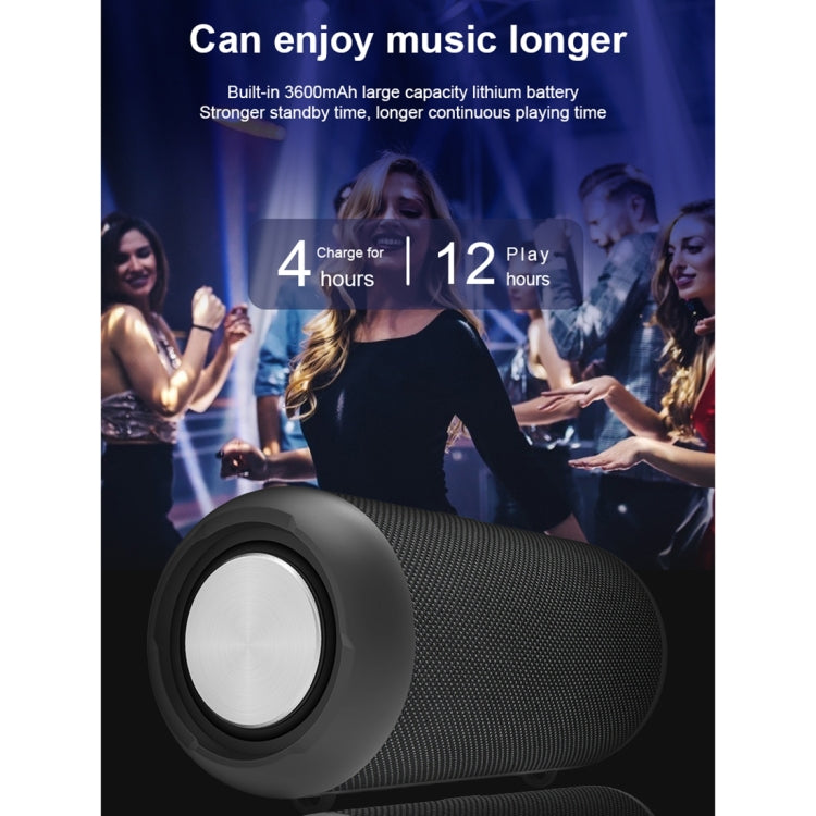 BD18 IPX6 Waterproof Bluetooth 5.0 Mesh Bluetooth Speaker with Micro SD Card Slot & 3.5mm AUX Interface & USB Interface, Support Hands-free Call & Power Bank(Red)