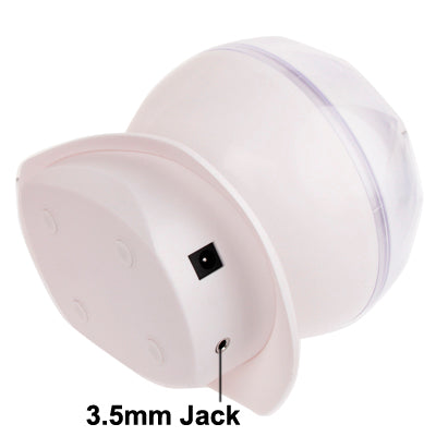 2 in 1 Multicolor Diamond Light Ocean Projection Lamp + Speaker(White)